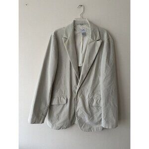 Armani Exchange A|X Corduroy Sport Coat  Blazer Casual Jacket Size Medium Beige